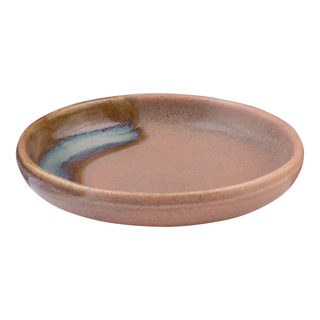 ID Fine 5325259 Roots Plate – Round 9.88" x 9.88" x 1.25" Vitrified Stoneware Ceramic Dinnerware