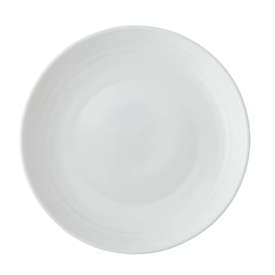 Mikasa 5325768 Hospitality Plate, 6.5" Coupe, Terrace, White, Bone China