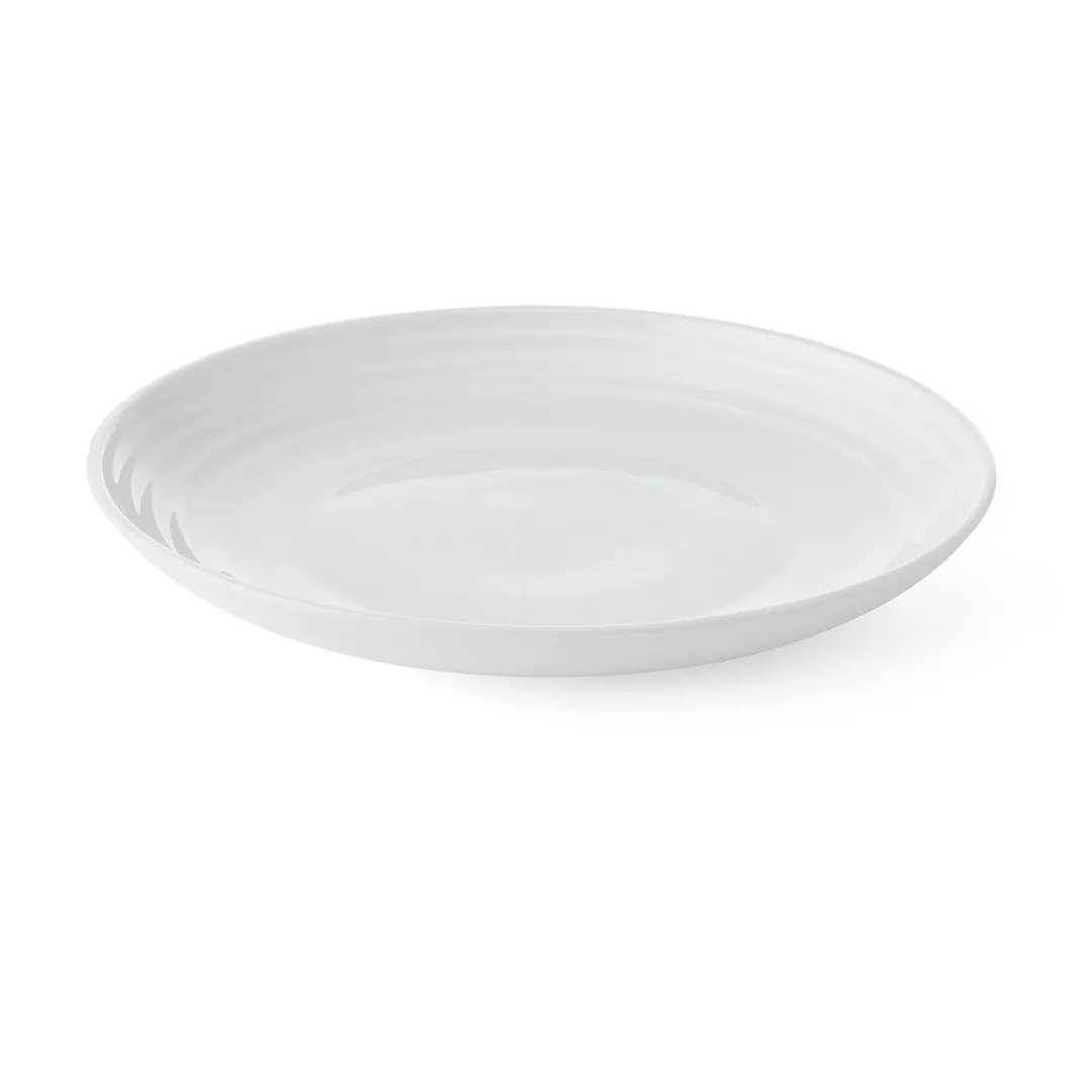 Mikasa 5325768 Hospitality Plate, 6.5" Coupe, Terrace, White, Bone China