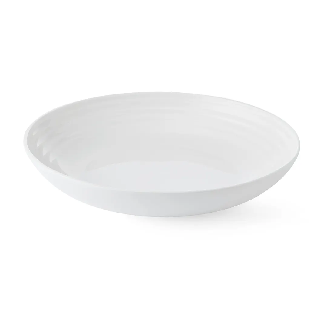 Mikasa 5325787 Hospitality Plate, 11" Deep Round, 33.8oz, White Bone China, Terrace