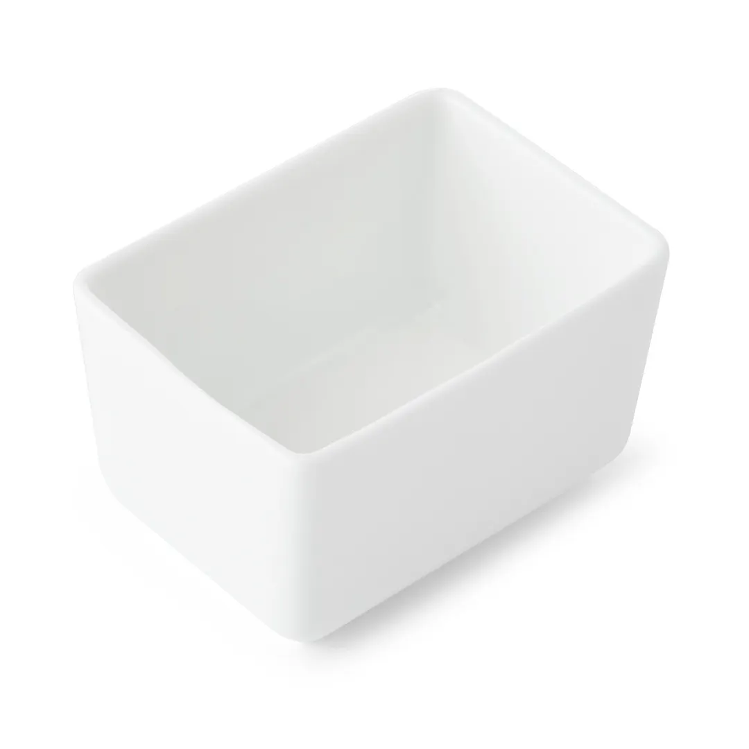 Mikasa 5326454 Sugar Packet Holder, 3.4"W x 2.5"H, White Bone China, Lola Hospitality Design