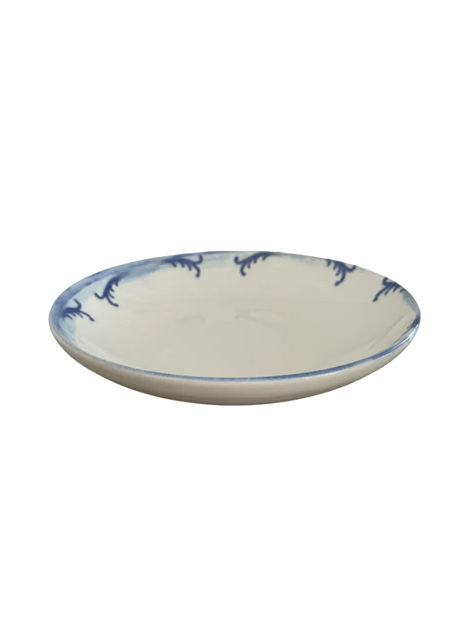 ID Fine 5327553 1972 Coupe Deep Plate, 7.9" Round Ceramic, Lobster Blue Vitrified Stoneware