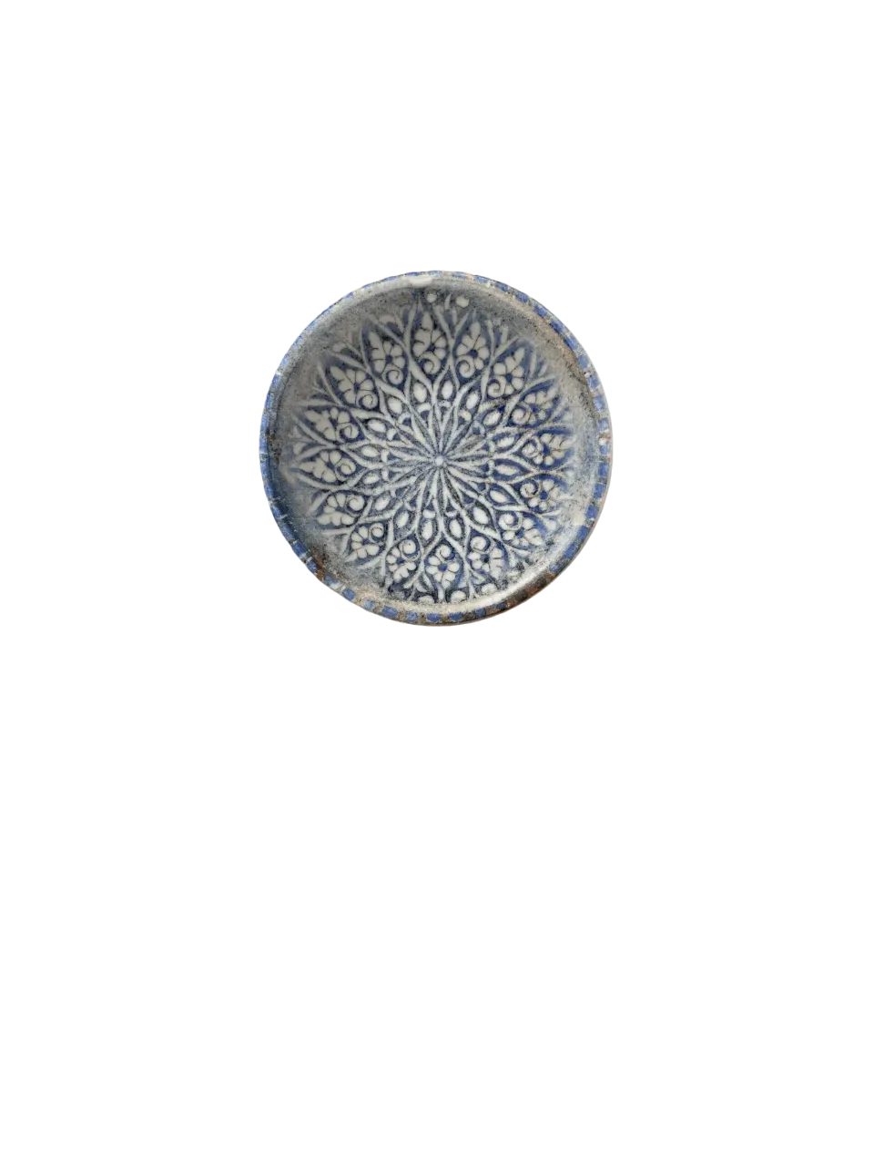 ID Fine 5327568 - 1972 Coupe Bowl, 6" (11.5 oz) Granada Blue Vitrified Stoneware Round