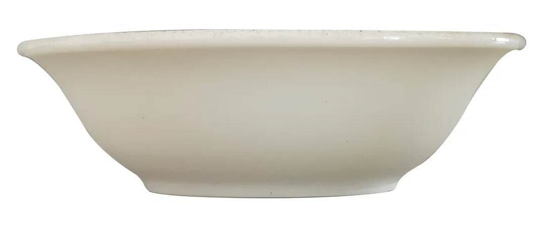 ID Fine 5327579 1972 Coupe Bowl - 6.7" Diameter, 16.9 Oz, Round Zen Sand Vitrified Stoneware Ceramic