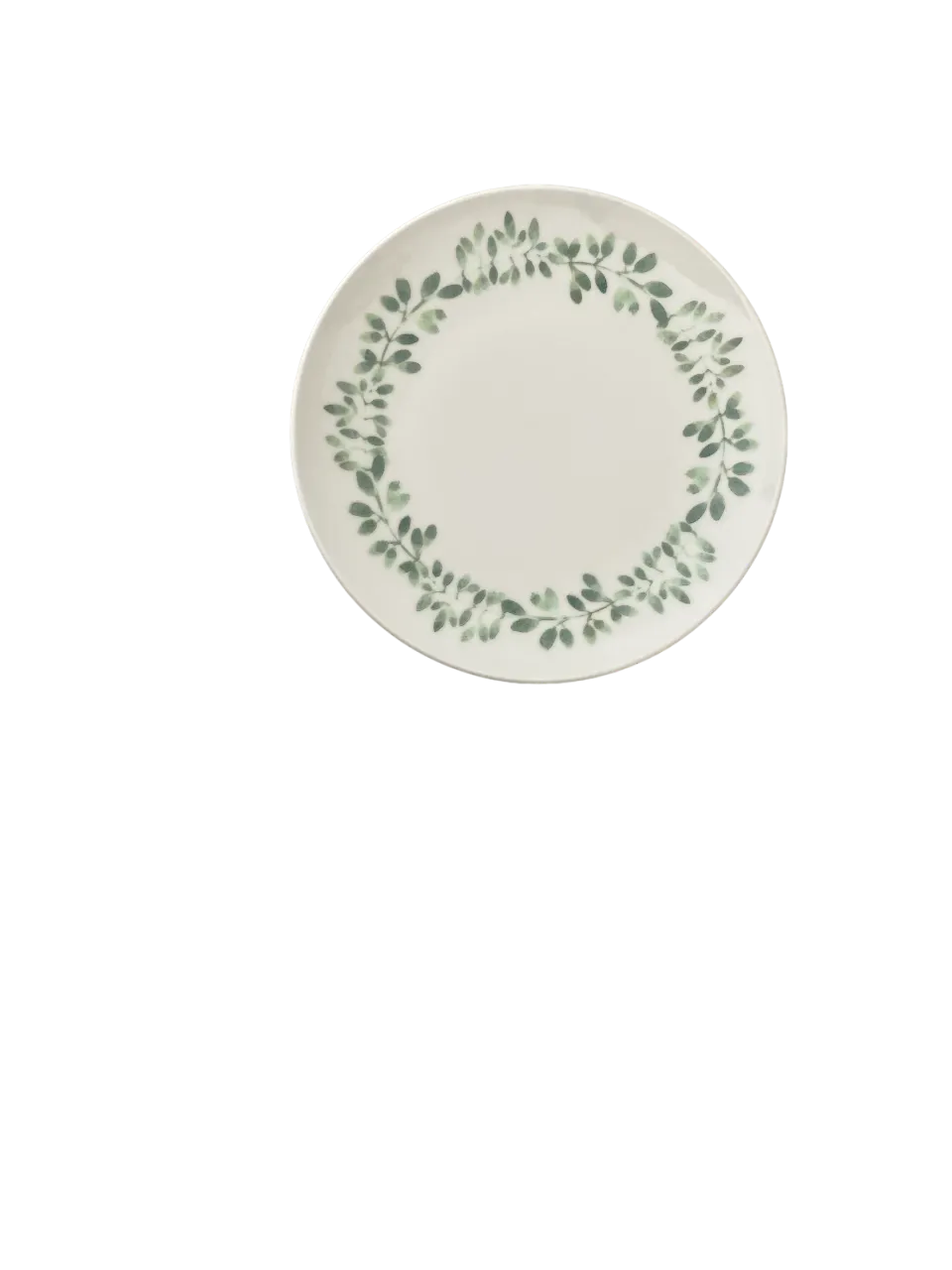 ID Fine 5327747 1972 Coupe Plate – 10.25" Round Garden Green Vitrified Stoneware Ceramic with Coupe Rim