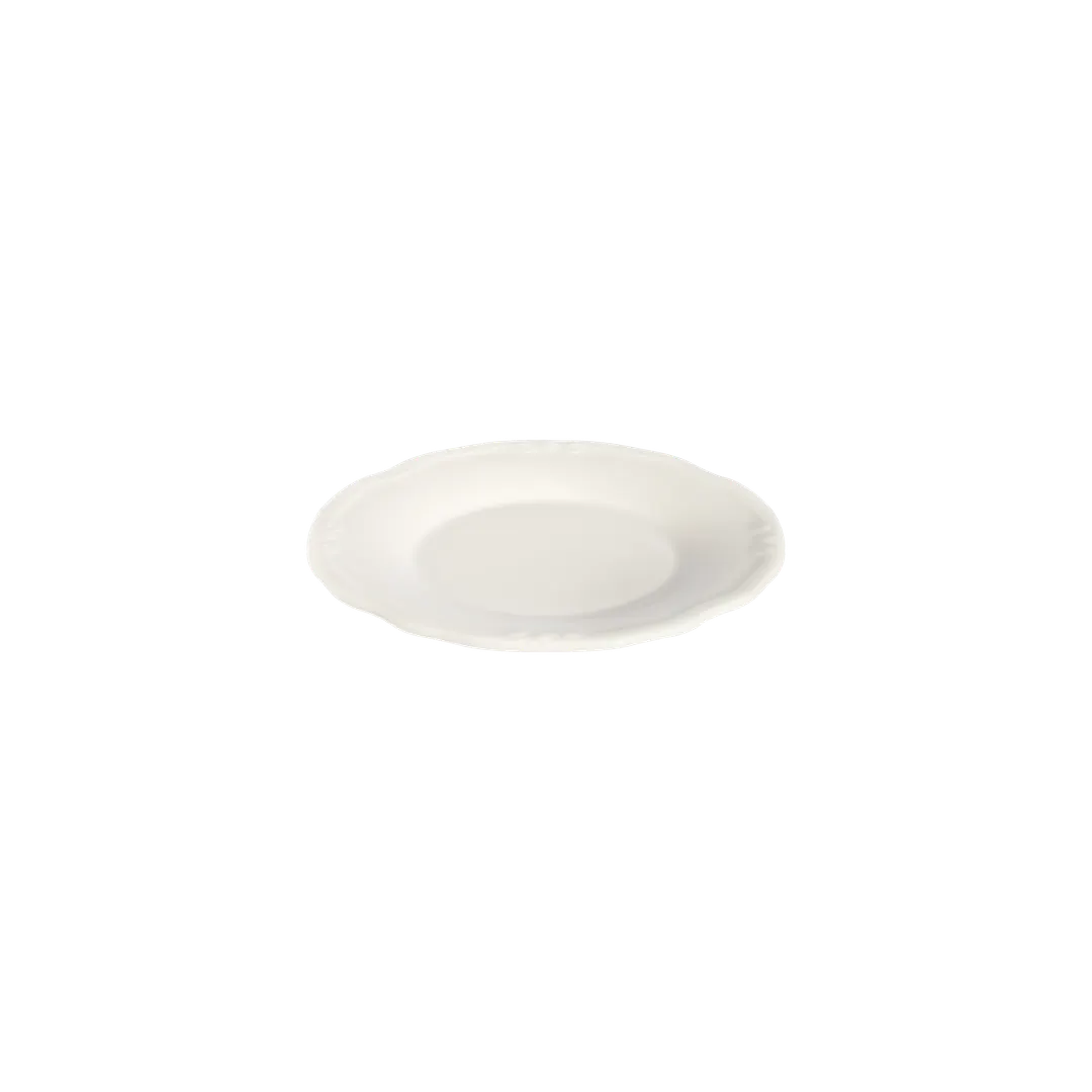 Mikasa 5335249 Fine China Plate, 11.2", White, Tiffany Style, Coupe Rim - MIK-5335249
