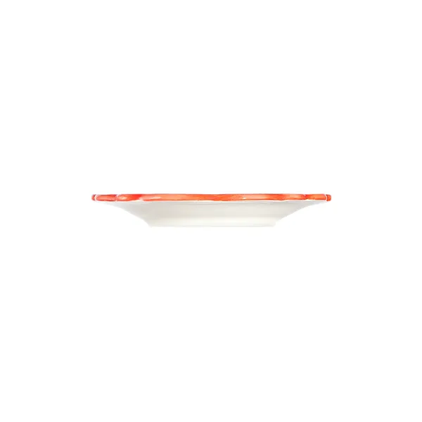 ID Fine 5335888 1972 Coupe Plate, 8.26" Round Porcelain, Coral Finish, Dishwasher Safe
