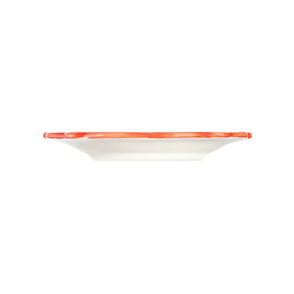 ID Fine 5335889 1972 Coupe Plate, 10.24" Round Porcelain, Coral Fulya, Dishwasher Safe Coupe Rim