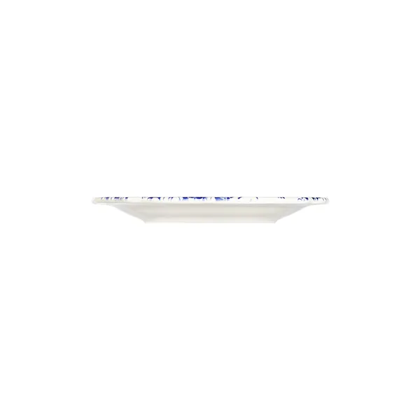 ID Fine 5336692 1972 Coupe Plate, 8.26" Round Porcelain, Herba Blu Line Fulya, Dishwasher Safe