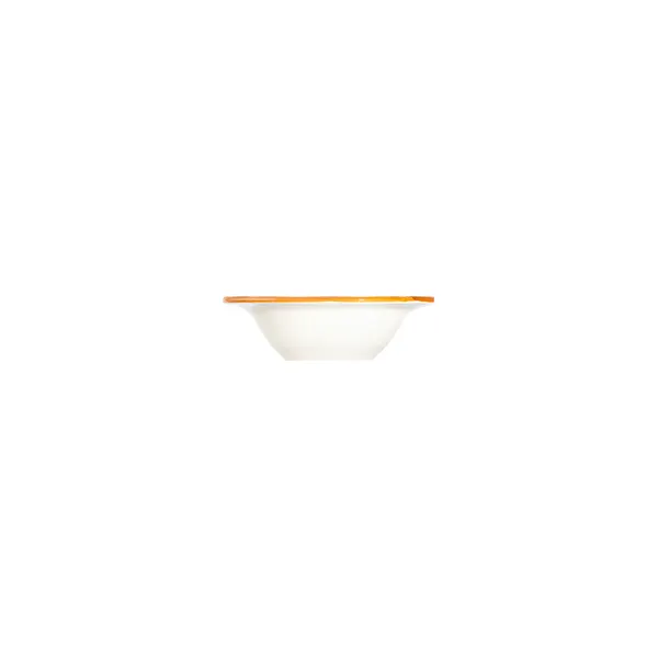 ID Fine 5336879 1972 Bowl - 4" Round China Dinnerware, 3.5 oz Capacity, Use, Mustard Line Fulya Finish