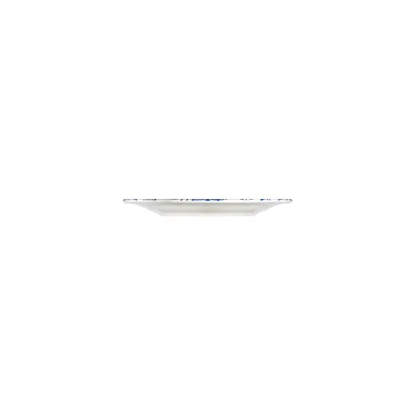 ID Fine 5336899 1972 Coupe Plate, 5.91" Porcelain Dinnerware, Silva Blue Fulya, Dishwasher Safe