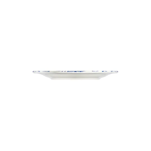 ID Fine 5336900 1972 Coupe Plate, 8.26" Round Porcelain Dinnerware, Silva Blue Fulya Finish - 1/Each