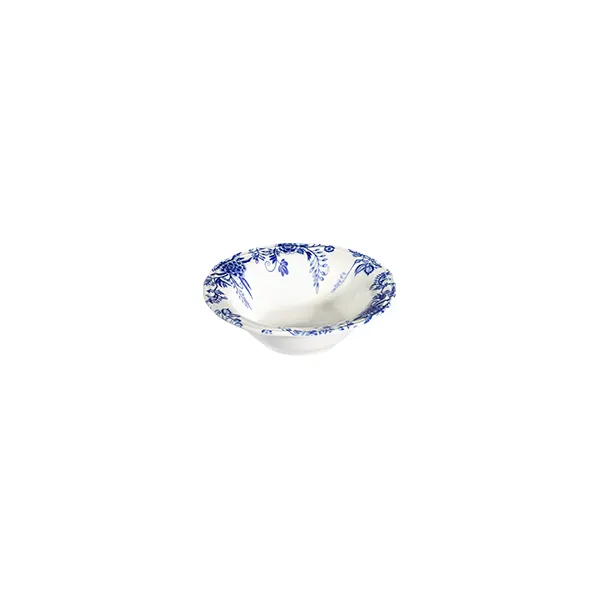 ID Fine 5336906 - 4" Round China Bowl, 3.5oz Capacity, Silva Blue Fulya Finish, Use Smallware