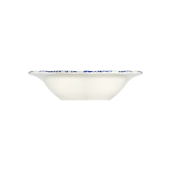 ID Fine 5336908 - 9" Round Porcelain Bowl, 38oz Capacity, Silva Blue Fulya Finish
