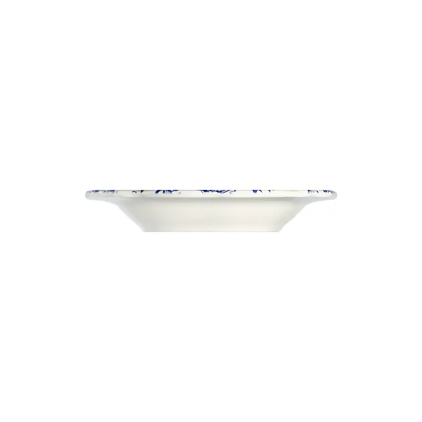 ID Fine 5336910 1972 Deep Plate, 6.6" Diameter, Porcelain, Silva Blue Fulya, Dishwasher Safe