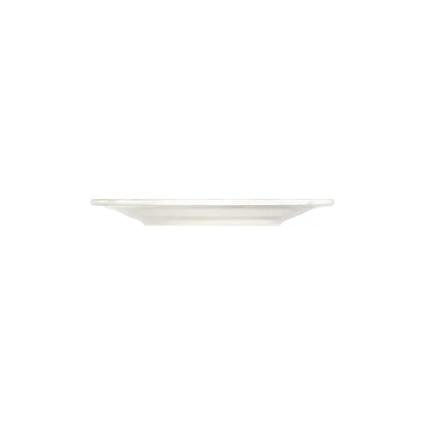 ID Fine 5336934 1972 Coupe Plate, 8.26" Round Porcelain Plate, White Fulya, Dishwasher Safe