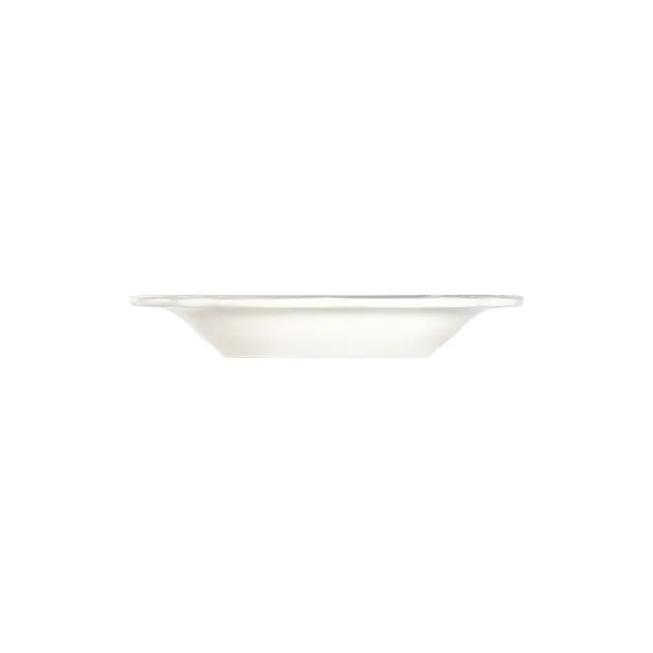 ID Fine 5336935 Deep Rim Porcelain Dinner Plate, 8.6" (8-1/4") White Fulya, 15 oz, Dishwasher Safe