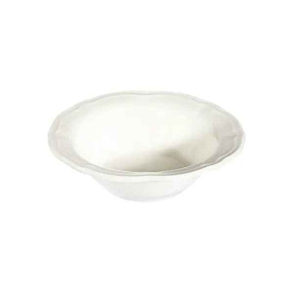ID Fine 5336936 – 9.8" Round Porcelain Dinner Bowl, White Fulya, 38.9oz Capacity, General Use