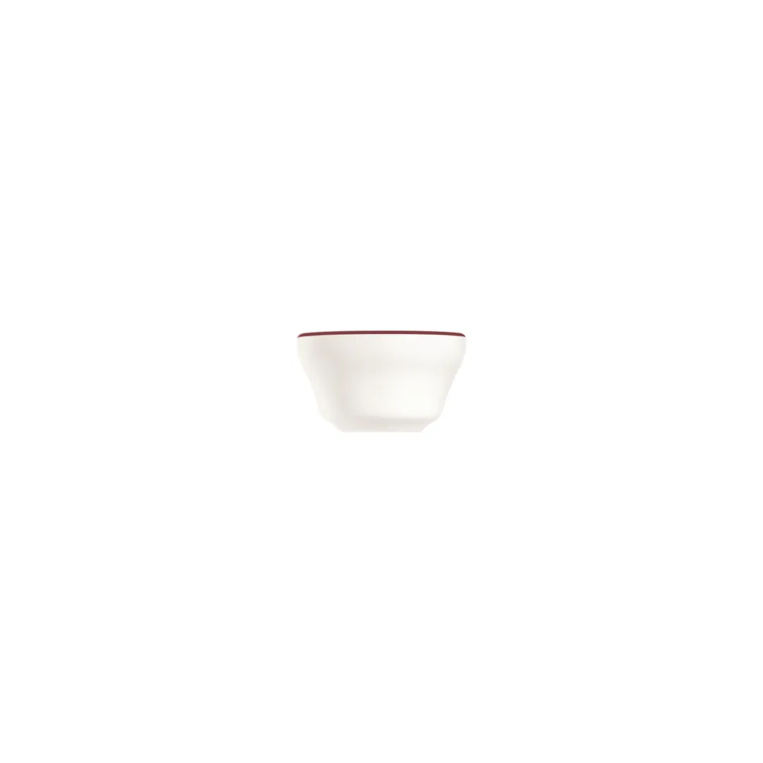 ID Fine 5337309 - Fine China Bowl, 3.94" Diameter, 7.10 Oz Capacity, Modest Maroon, Dishwasher Safe