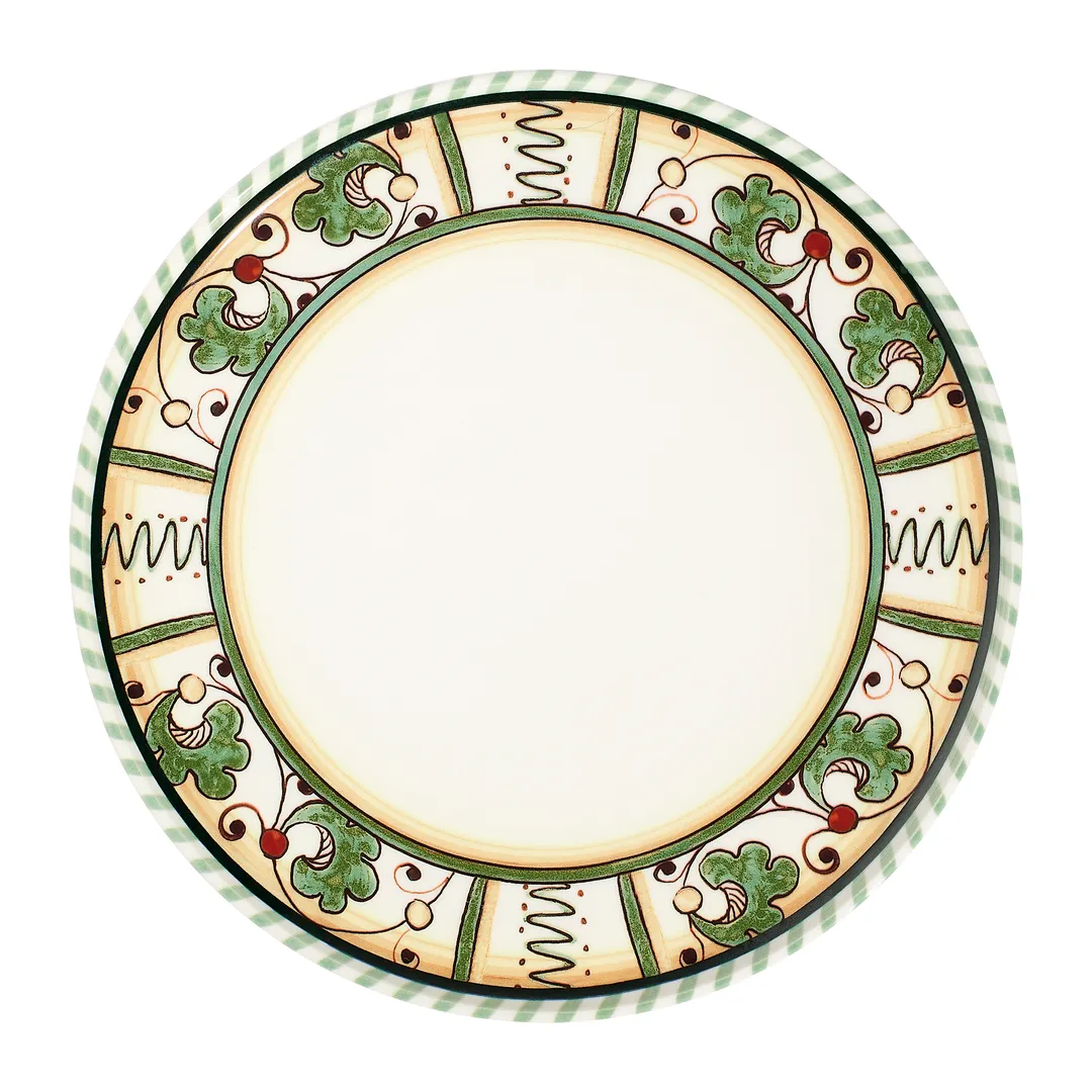 ID Fine 5337729 Pizza Plate - 12.25" Round Allegro White Fine China, Dishwasher Safe