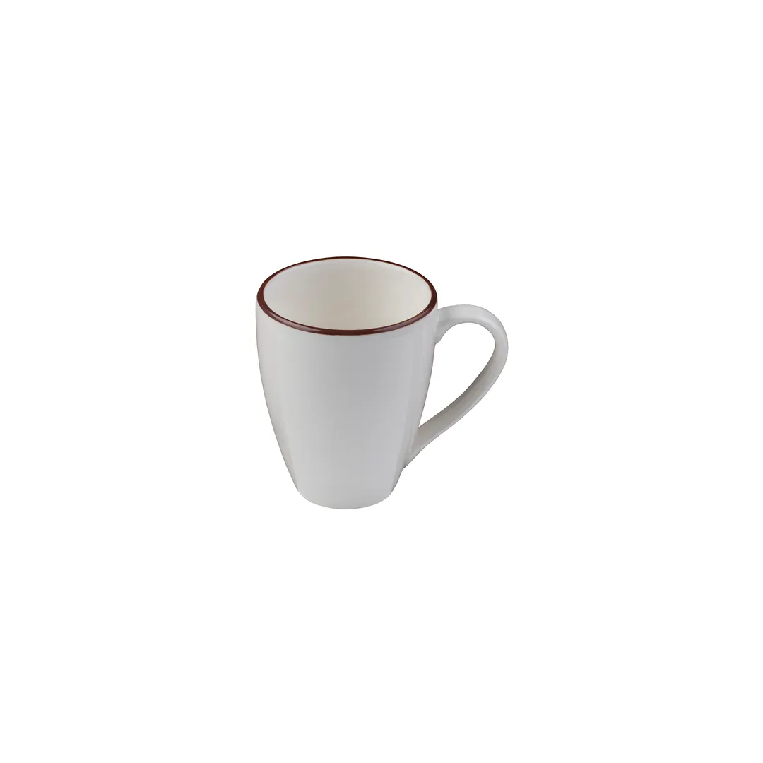 ID Fine 5338987 China Mug – 4" 10 oz Modest Brown Fine China Beverageware