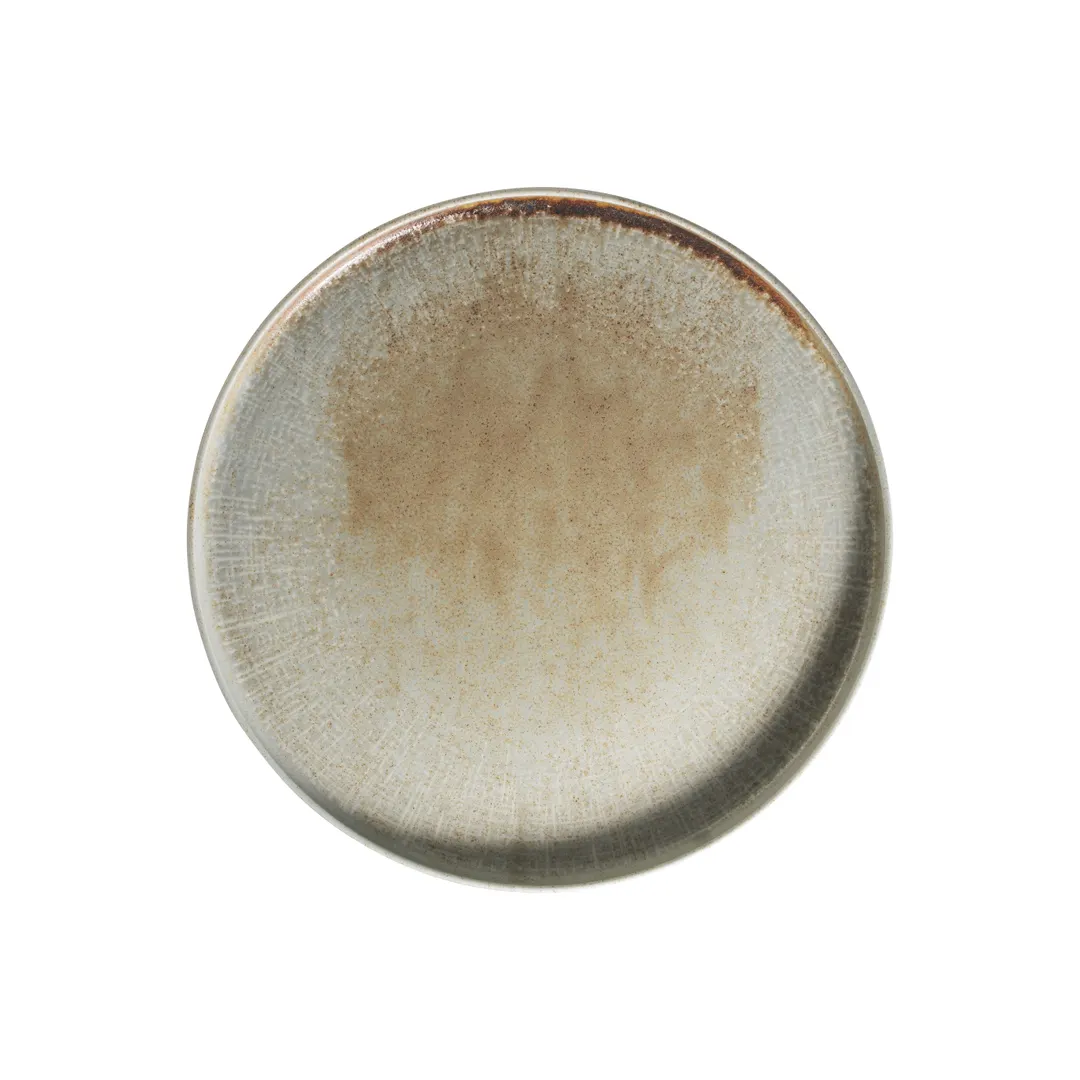 ID Fine 5340232 10" Round Coupe Rim Green Mellow Fine China Dinner Plate