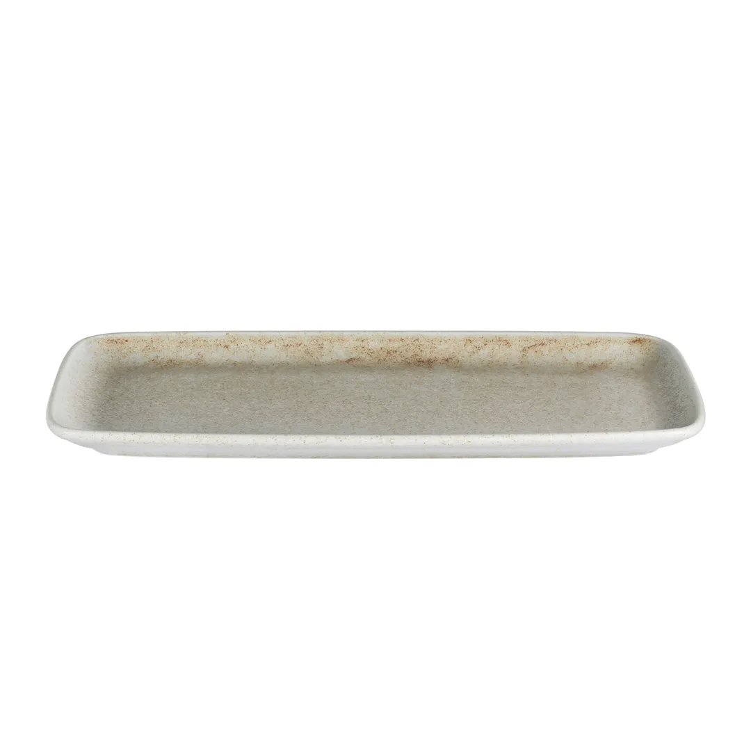 ID Fine 5340249 Rectangular China Platter, 13.5" x 6.43", Mellow Green Fine China Dinnerware Tray