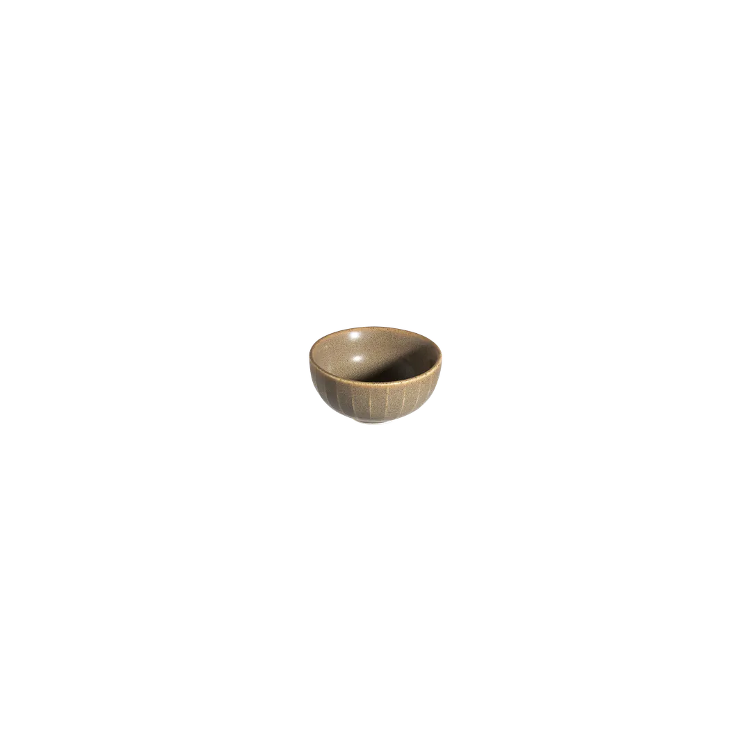 ID Fine 5340669 Roots Bowl, 3" Round Ceramic China Bowl, 3.38 oz Capacity, Coastal Savor Finish