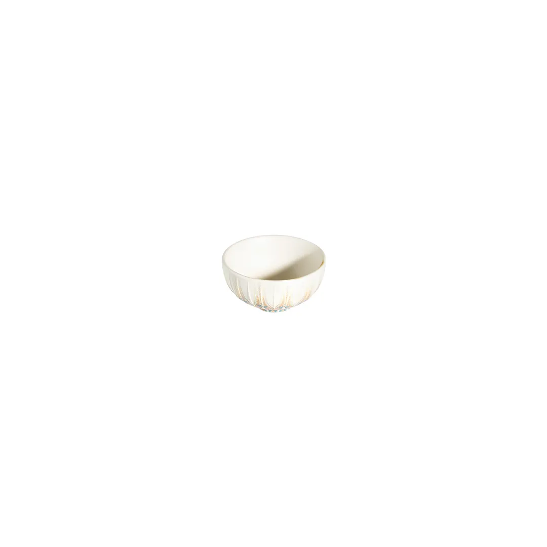 ID Fine 5340684 Roots Bowl, 3" Round Ceramic China Bowl, 3 oz, Stoneware Finish - 1/Each