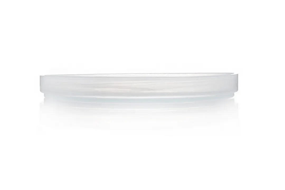 ID Fine 5341388 Oval China Platter, 13" x 9.6" Coupe Rim, Yellow Arte Finish, 1.13" Height