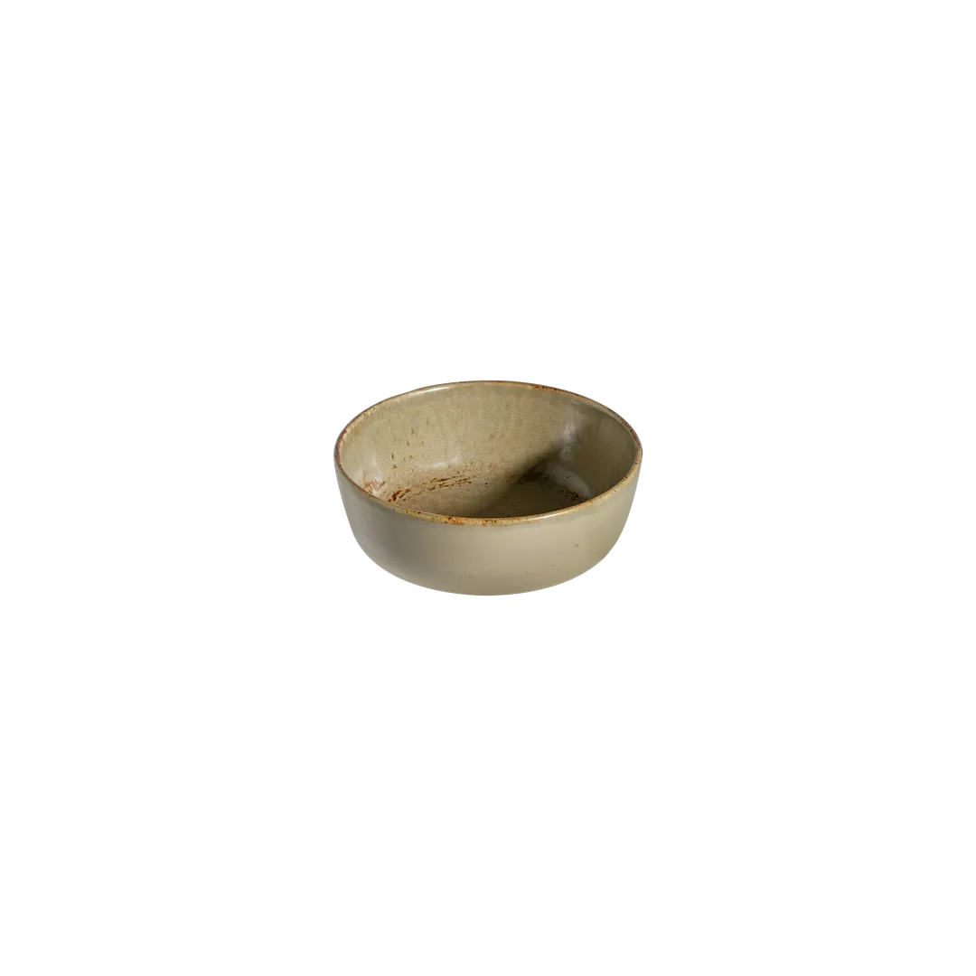 ID Fine 5341723 - Round Cupping Bowl, 5.4" Diameter, 15.6 Oz Capacity, Fine China, Fall Sage Color