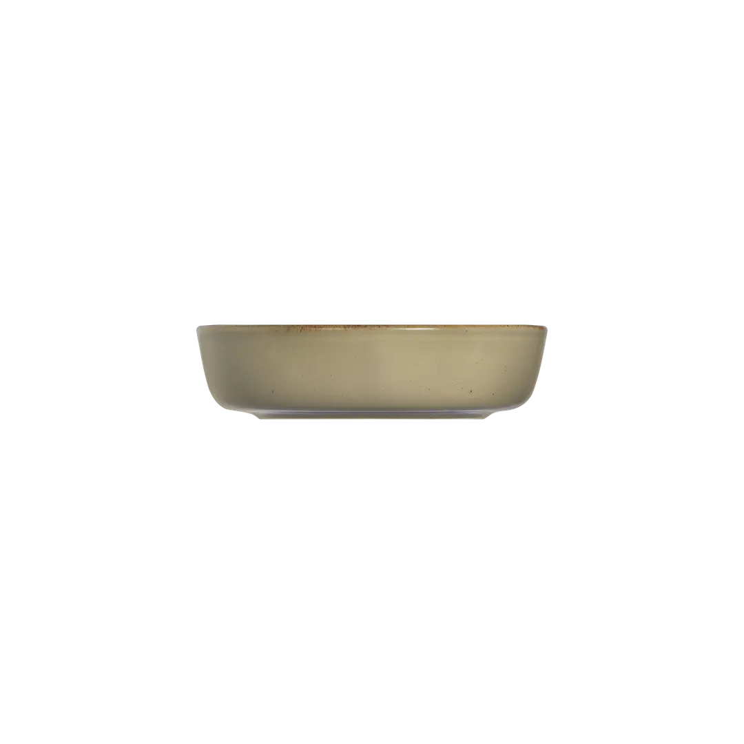 ID Fine 5341727 Oval China Platter, 10.25" W x 5.1" D x 0.75" H, Fall Sage, Flat Narrow Rim