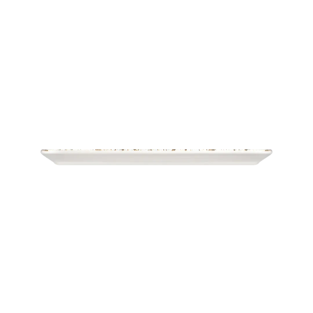 ID Fine 5343921 Rectangular Fine China Platter, 13½" x 6½", Blue Pietra Ceramic, Dinnerware Tray