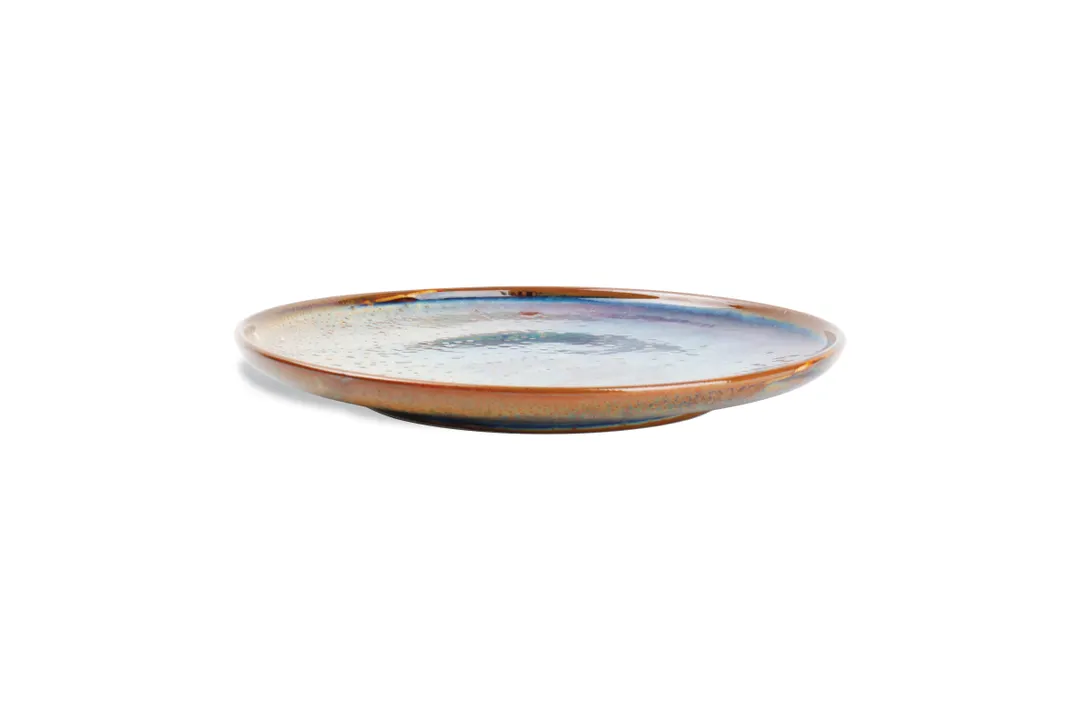 F2D 5344406 Coupe Round China Plate, 10.25" Porcelain, Blue Nova Finish