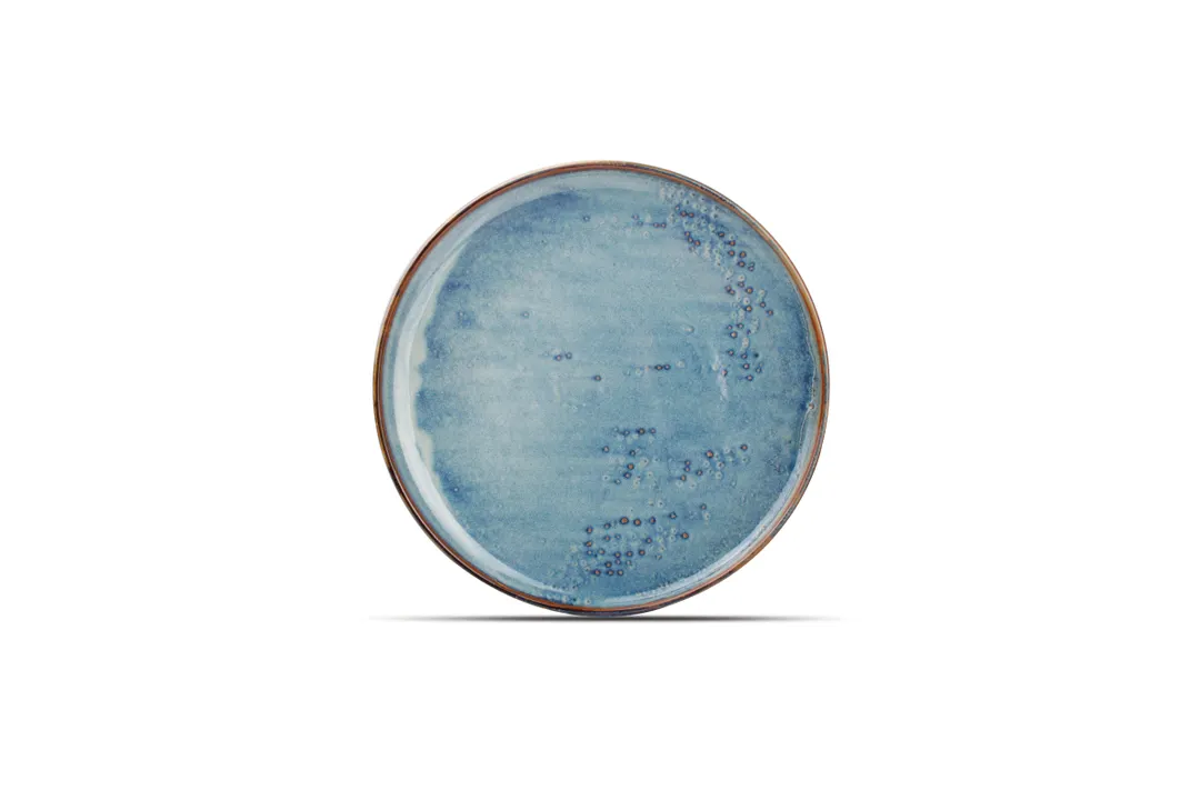 F2D 5344406 Coupe Round China Plate, 10.25" Porcelain, Blue Nova Finish