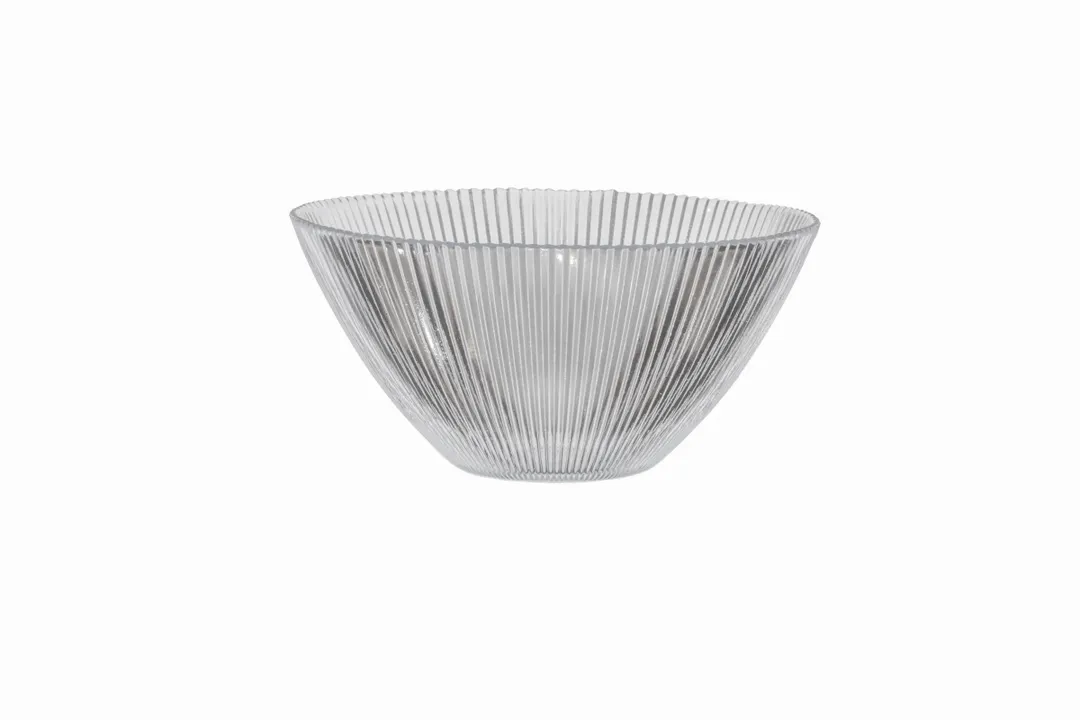 Mikasa 8880-1 Aria Clear Glass Serving Bowl, 8.86", 78 oz., Dishwasher Safe