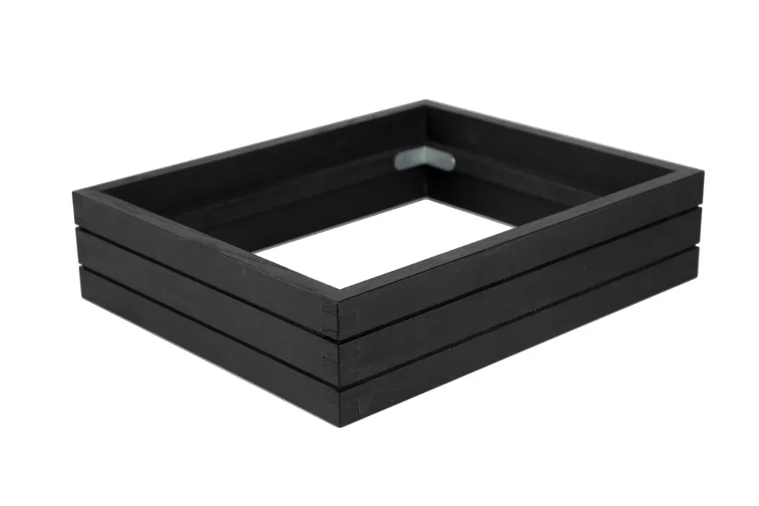 Select Concept BQ006B Cooling Tray Frame, 11.77" x 14.17" x 3.3" Black Oak, GN 1/2