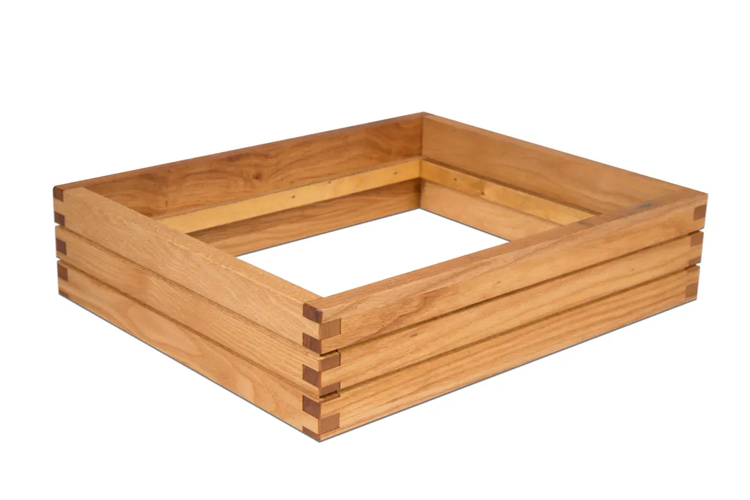 Select Concept BQ006L Cooling Tray Frame, 11.77" W x 14.17" D x 3.3" H Oak GN 1/2 Cooling Tray