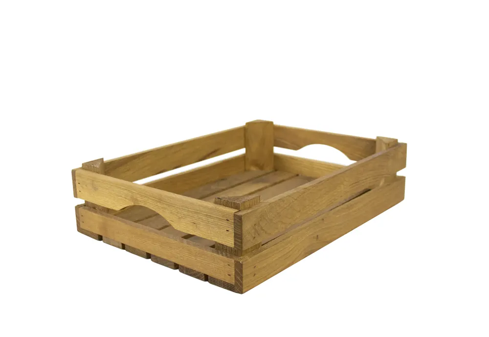 Select Concept BQ047L Oak Wood Cutlery Box, 1 Compartment, 9.77W x 13.31D x 3.12H, Black/Cherry Finish