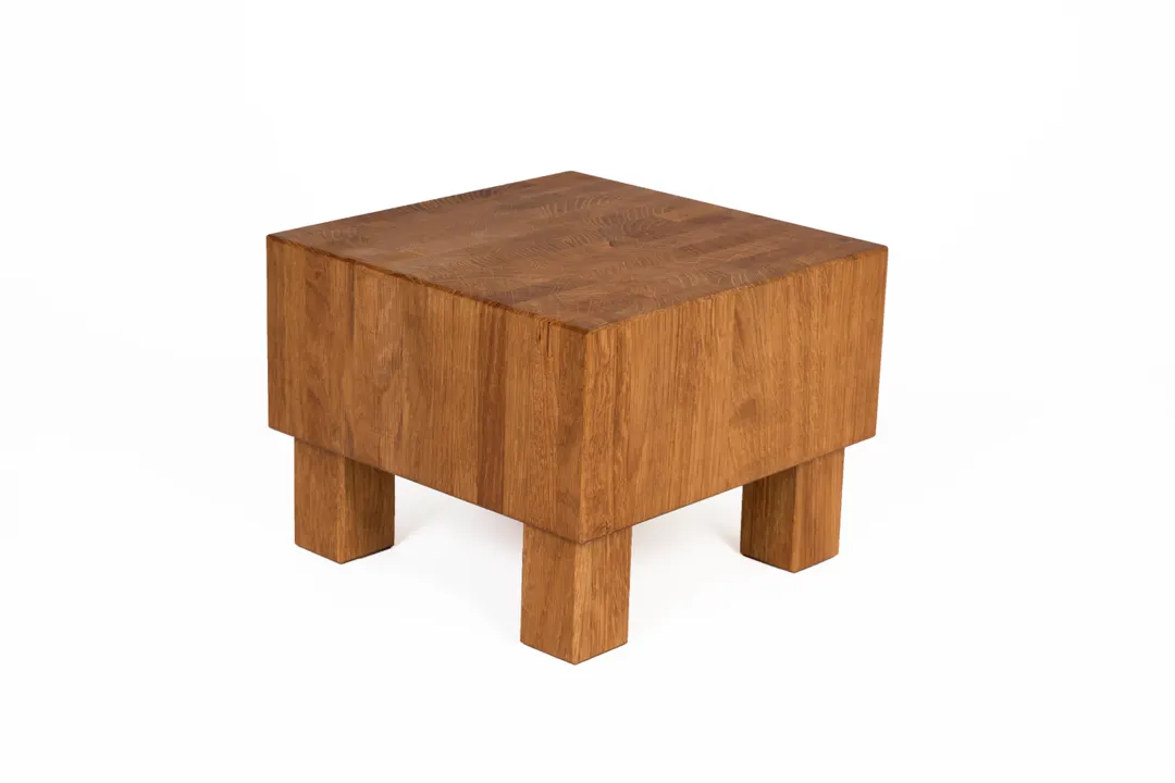 Select Concept BQ060L Oak Wood Cutting Board, 8.460"W x 8.460"D x 6.490"H