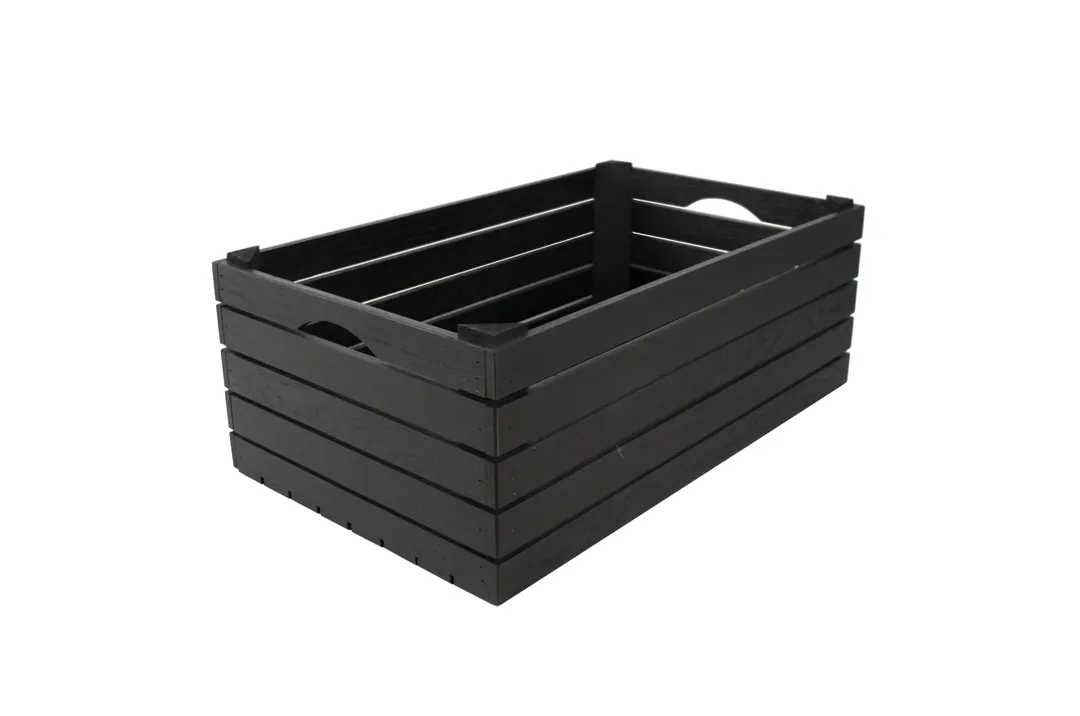 Select Concept BQ237B Large Wooden Utensil Holder, 11.61" W x 19.68" D x 7.36" H, Black/Cherry Finish
