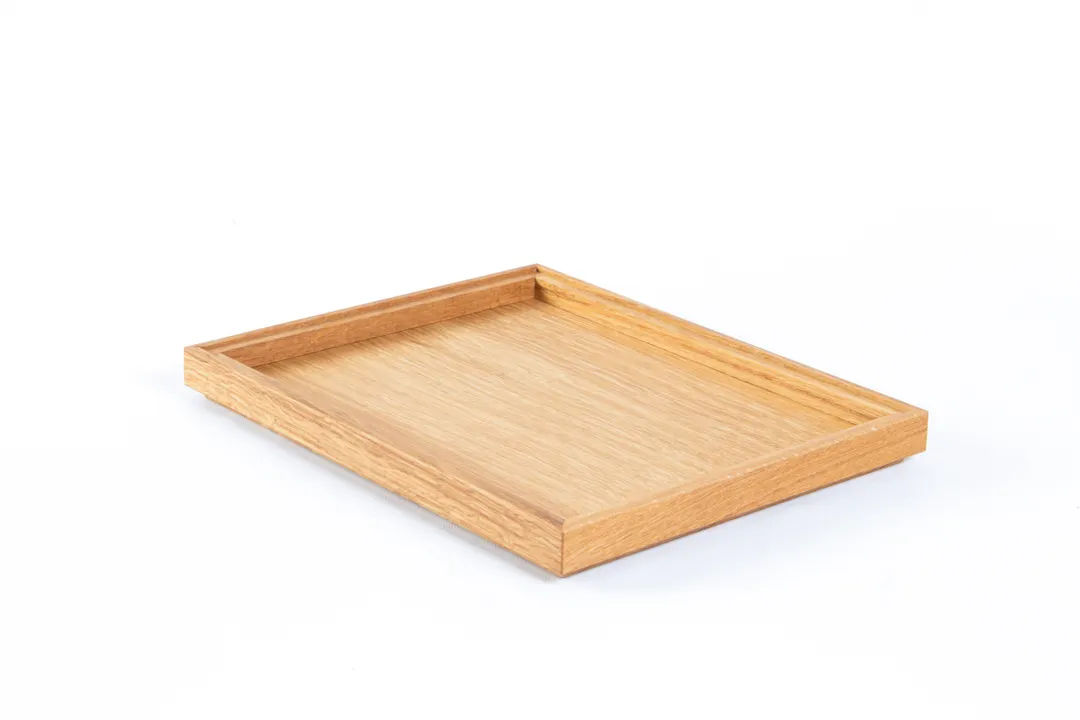 Select Concept BQ703L - Stackable Oak Cutlery Bin, 10.43W x 12.79D x 1.22H, Black/Cherry, Holds GN 1/2