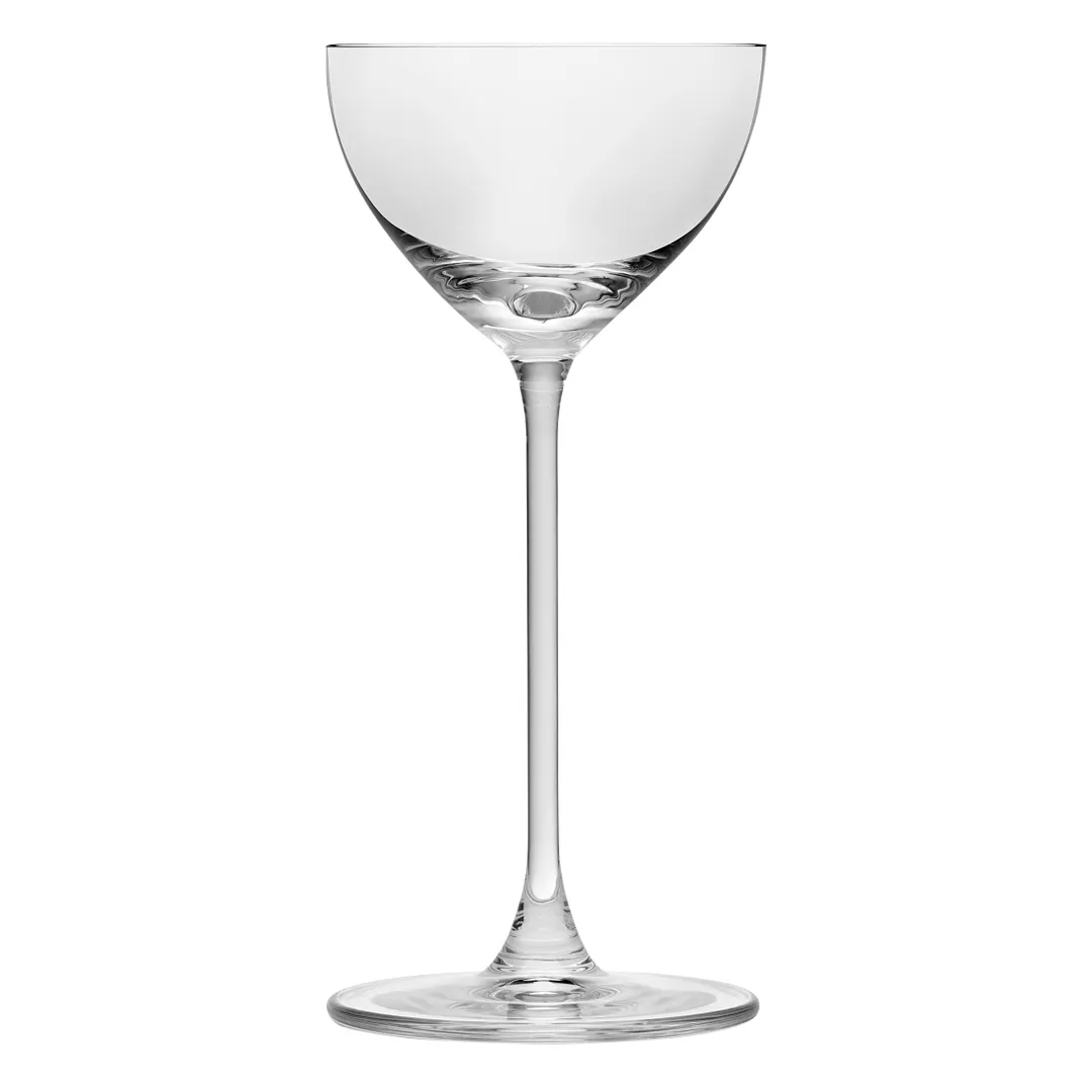 ONIS O-1001738 Nick & Nora Cocktail Glass, 5.25 oz, 3.27" Diameter x 7.05" Height, Clear Finish