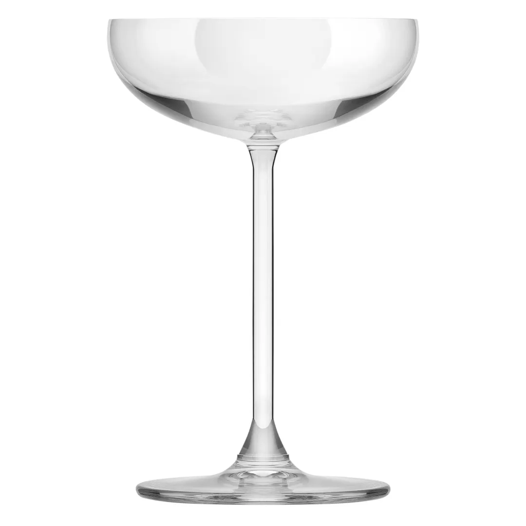 ONIS O-1001782 Bespoke Coupe Glass, 8.5 oz Capacity, Stem Base, Clear Glass, 4.33" Dia x 6.54" H