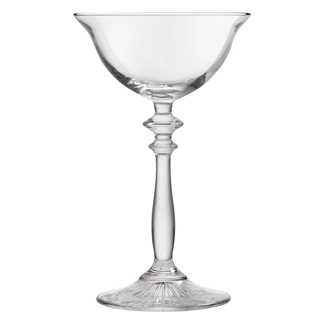 ONIS O-1001800 - 4 oz Coupe Cocktail Glass, 3.74" Diameter x 5.98" Height, Stem Base, Clear Glass Material