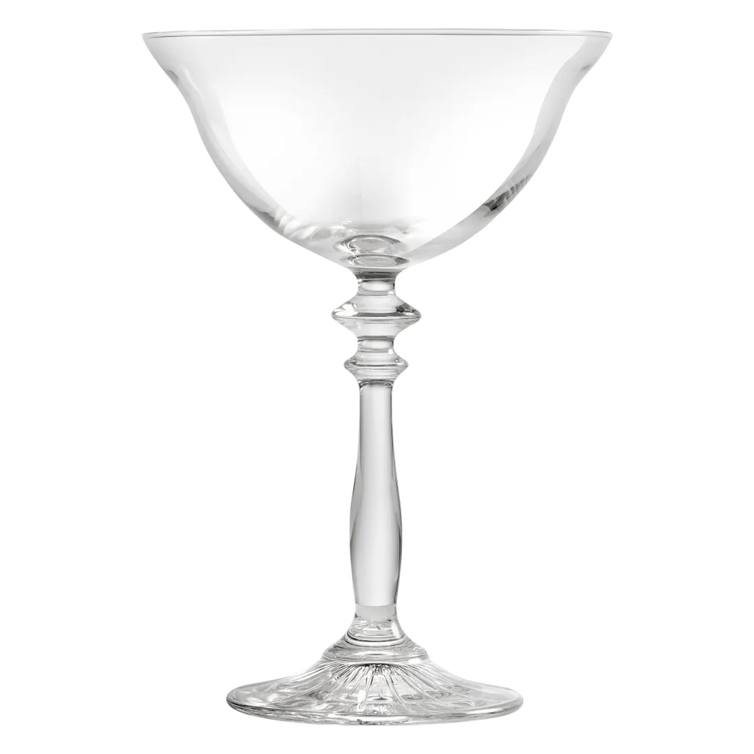 ONIS O-1001803 1924 Coupe Glass, 8 oz Capacity, Stem Base, Clear Glass, 3.74" Dia x 5.98" H