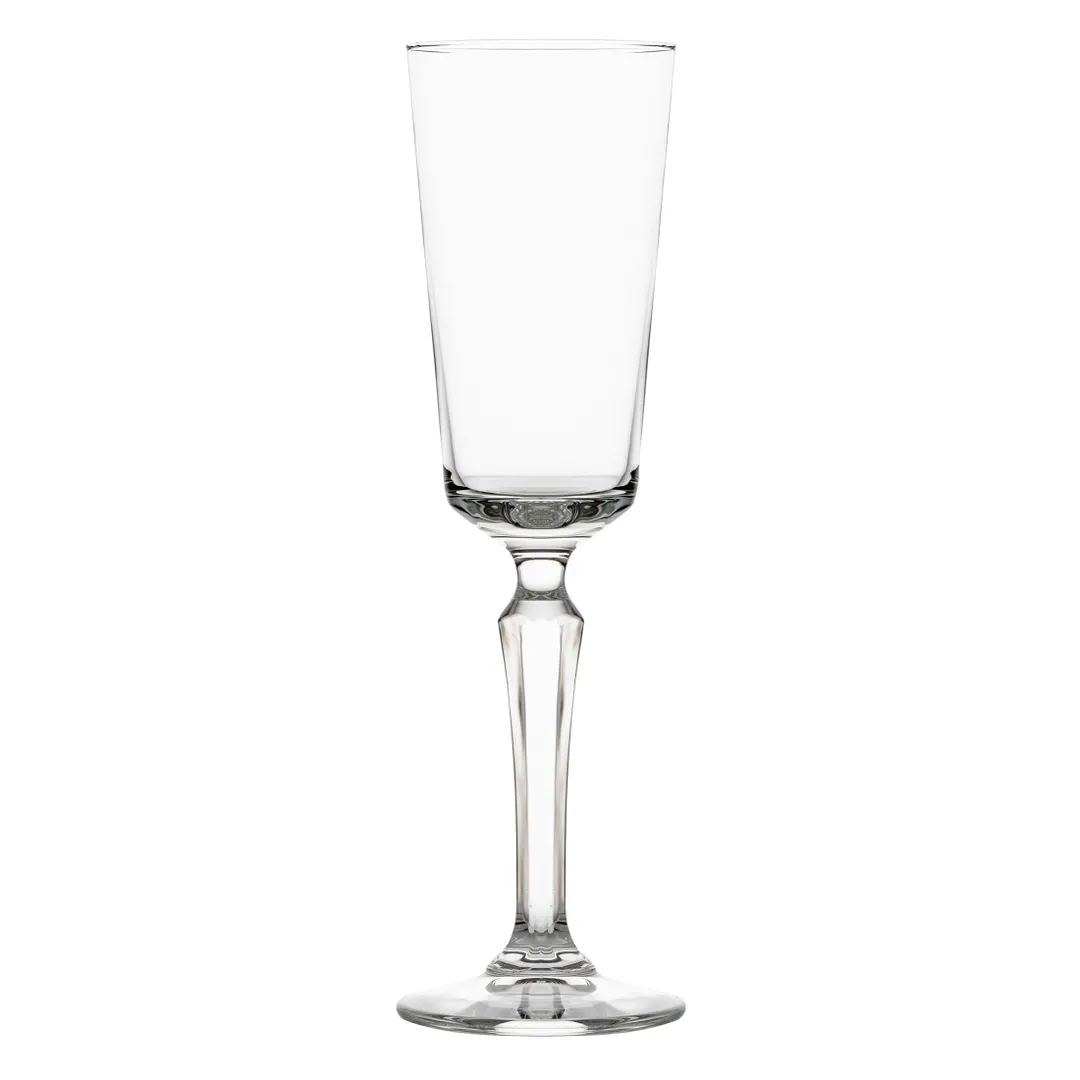 ONIS O-1002135 - Spksy Champagne Glass, 6 oz (0.18 L) Capacity, 2.83" Dia x 8.27" H, Clear Glass
