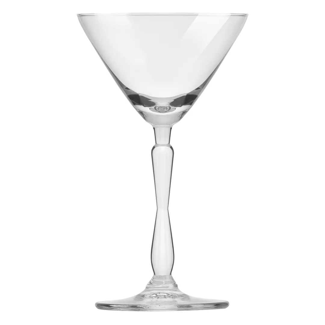 ONIS O-1002209 New Era Martini Glass, 6.25 oz (6 oz), 3.84" Diameter x 6.69" Height, Clear Glass