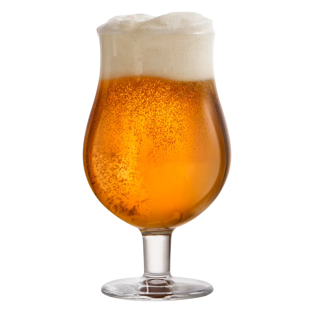 Mikasa O-1003071 Bruges Stem Beer Glass, 13.5 oz., 3.45" dia. x 5.96"H, Glass