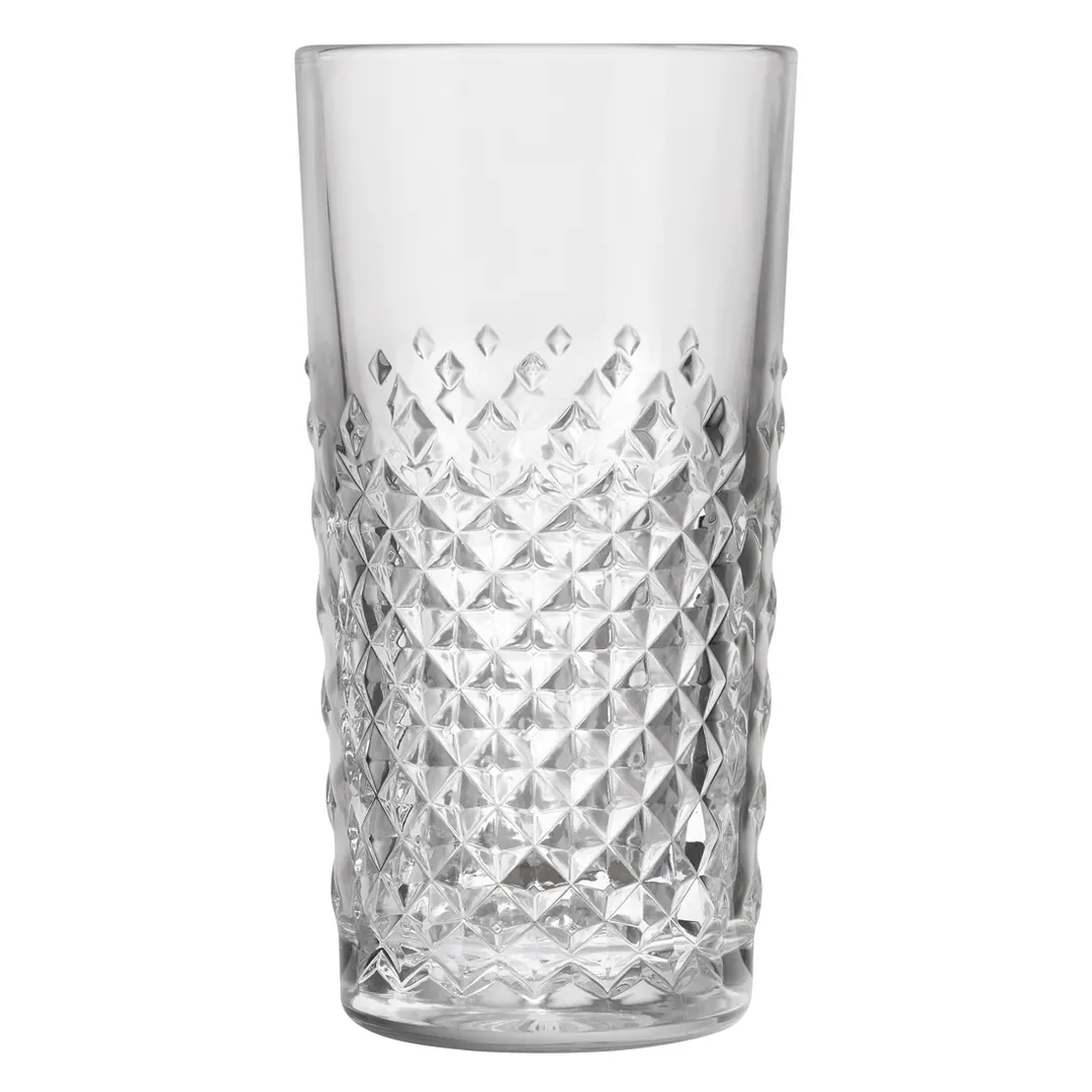ONIS O-1003073 Carats Cooler Glass, 14 oz 3.07" Dia x 6.06" H, Clear Glass Drinkware